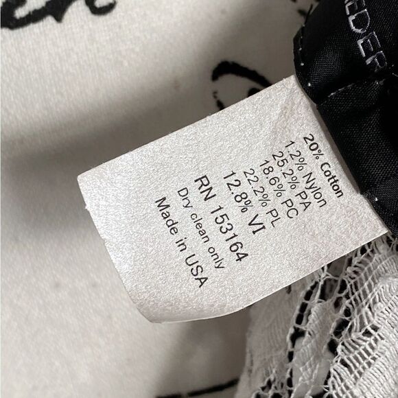 FREDERICK ANDERSON Lace-Trimmed Tweed Sweatshirt size 8 - Picture 13 of 13